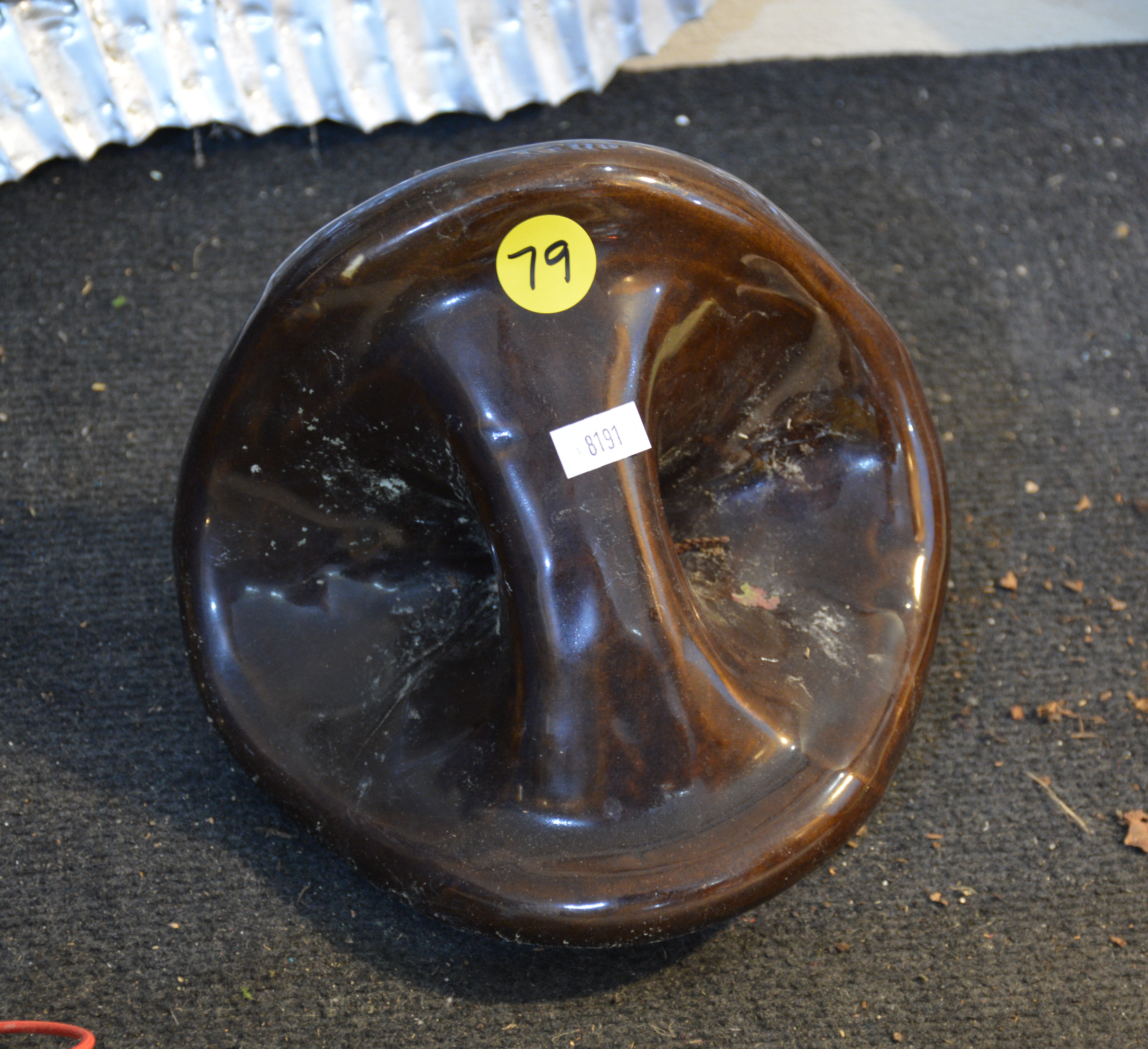 Vintage Porcelain Hogs Liver Insulator — sold at auction in New Zealand for $10