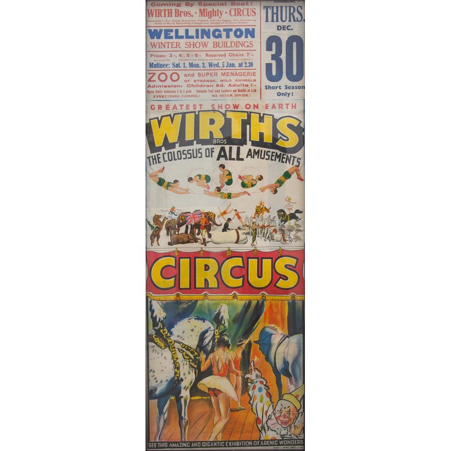 WIRTH BROS  - Circus Poster