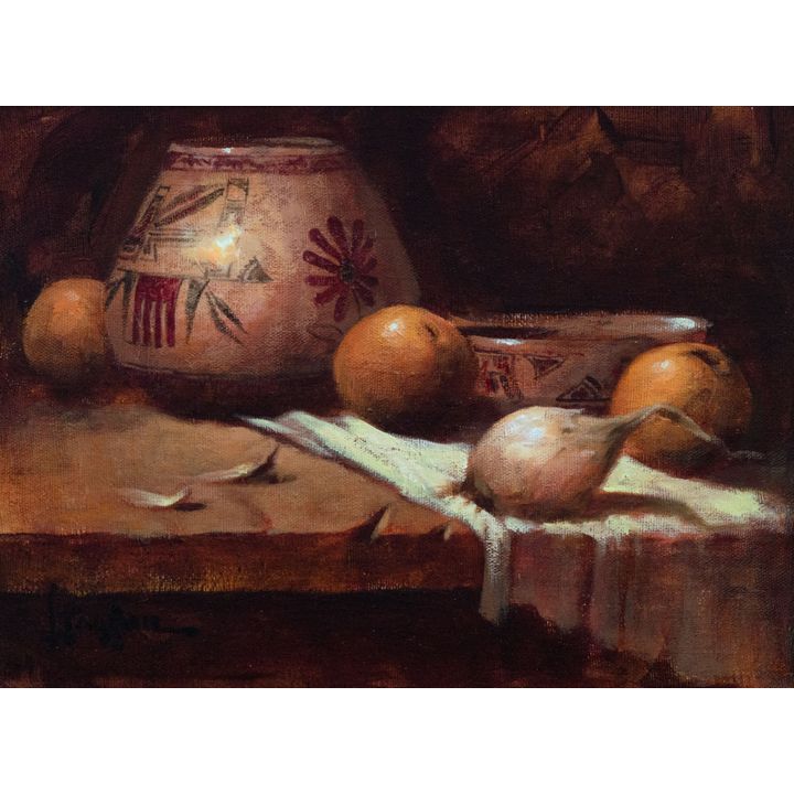 Lyle Tayson, Sr. (1924-2014) Southwest Indian Pot with Onions