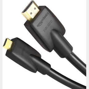 AMAZON BASICS HIGH-SPEED MICRO-HDMI TO HDMI CABLE - 6 FEET