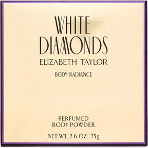 ELIZABETH TAYLOR WHITE DIAMONDS BODY RADIANCE PERFUMED BODY POWDER 2.60 OZ (PACK 1)