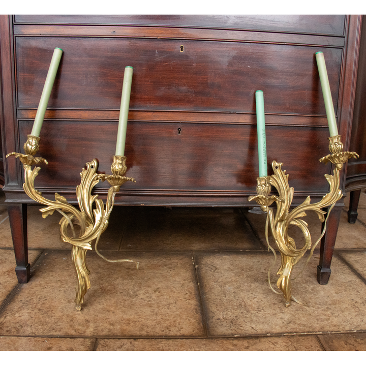 Par de braquets estilo Rococó