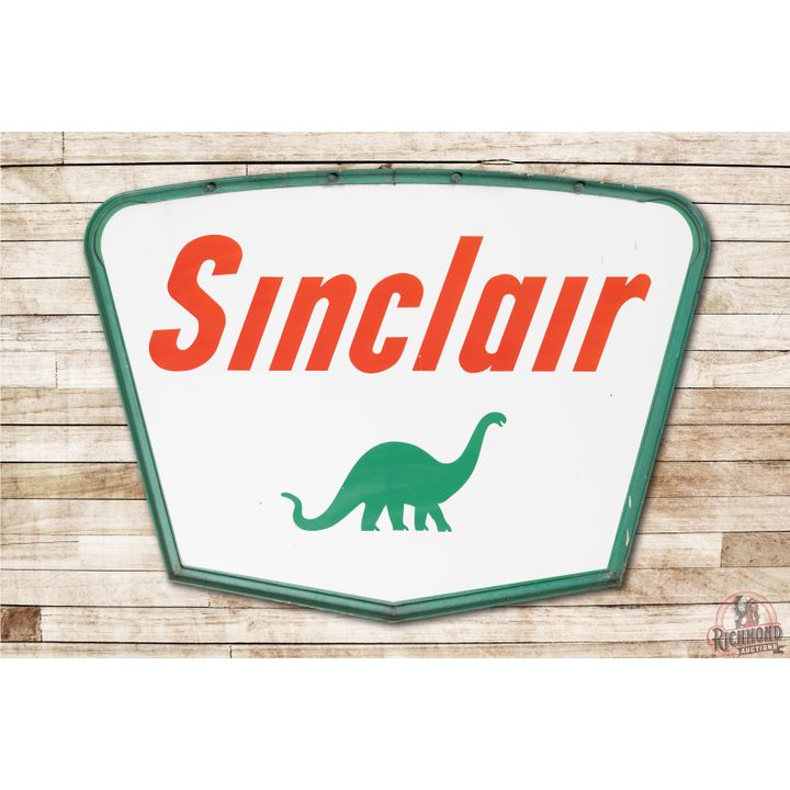 Sinclair & Dino Double Sided Porcelain ID Sign & Ring TAC 9 & 9C