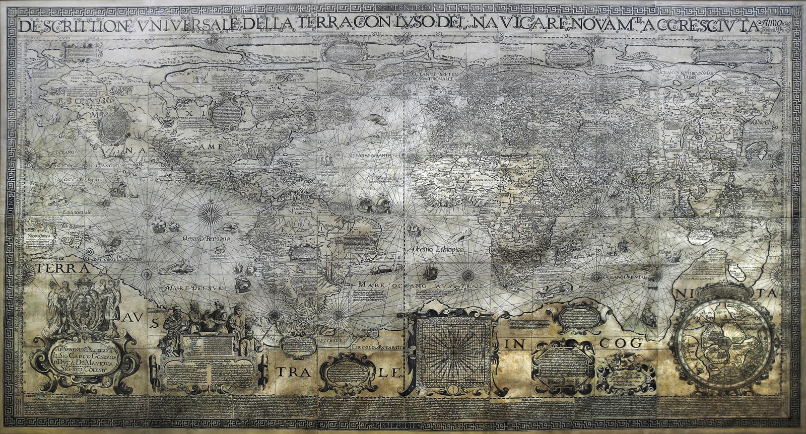Scolari Arnoldi World Map 1662 Very Rare Wall Map Of The World Arader Galleries 0707
