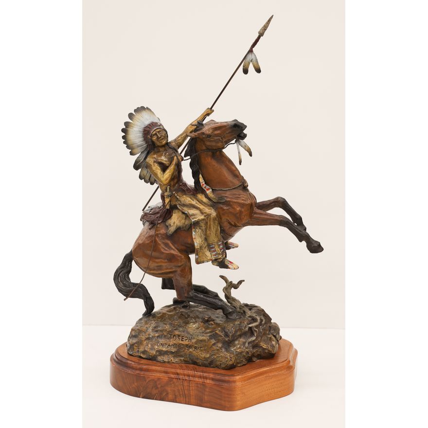 David Manuel ''Joseph Untamed Spirit'' 1982 Bronze