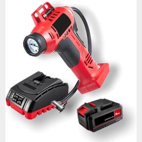 FITS BAUER 20V CORDLESS 0-160 PSI INFLATOR KIT WITH 5 AH BATTERY AND CHARGER (1954C-B) - FITS CAR TIRES, BIKE TIRES, MOTORCYCLE TI