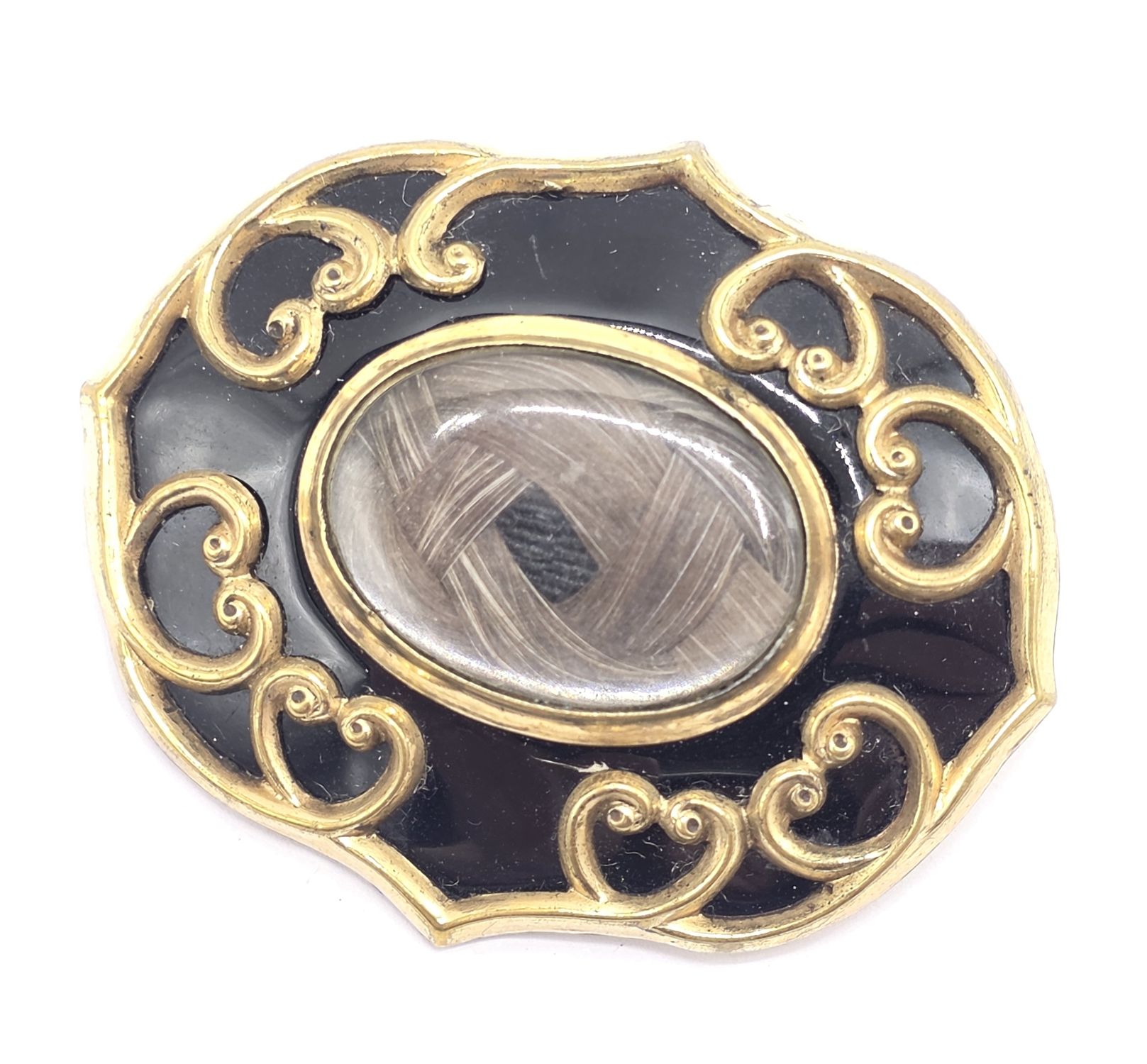 105 · VICTORIAN MOURNING BROOCH