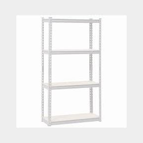 Wildberry - White Metal Shelving (4 Shelves MDF) -50599/3288 B3 (S4)