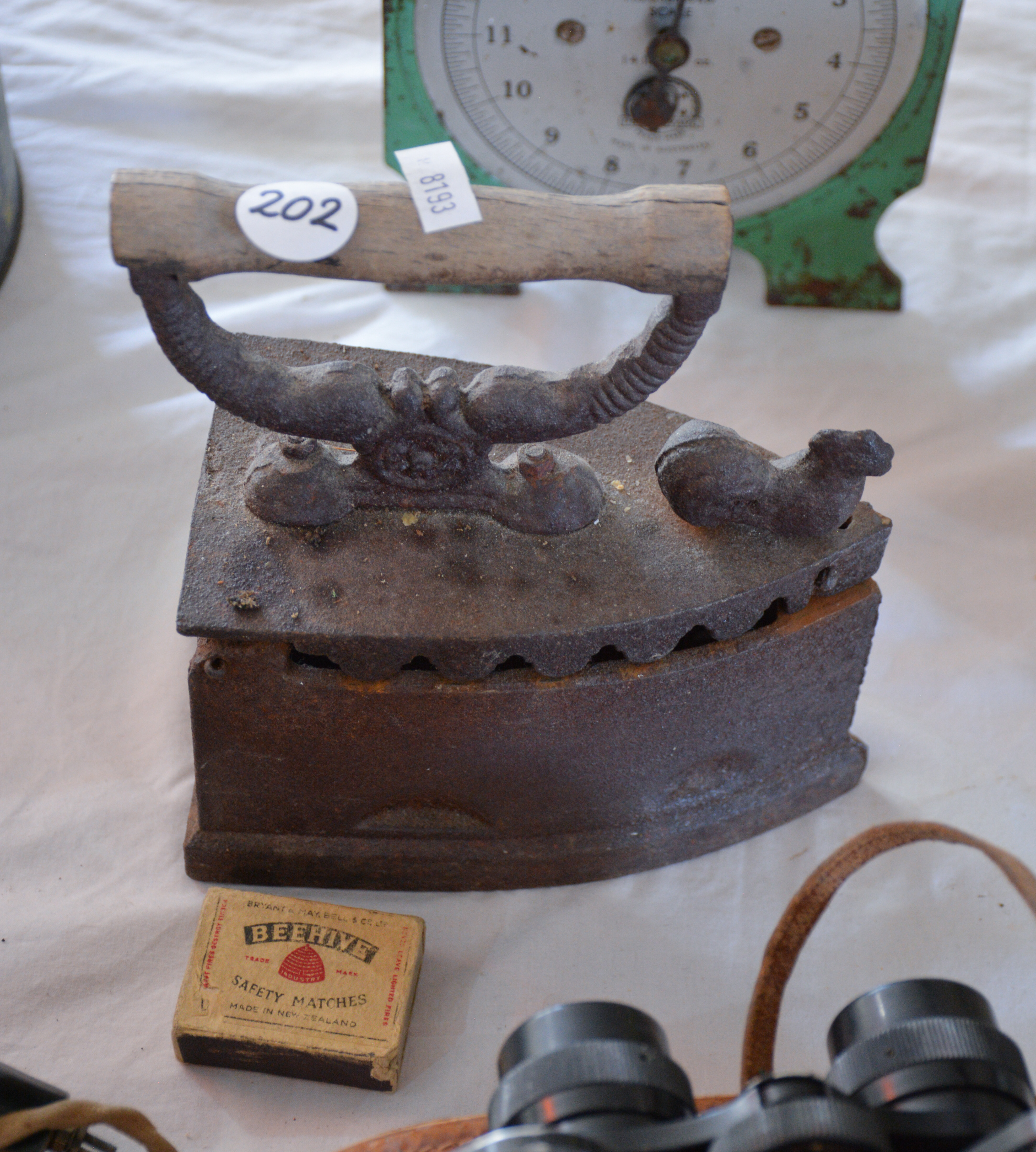 Antique Coal Clothes Iron — sold at auction in New Zealand for $15