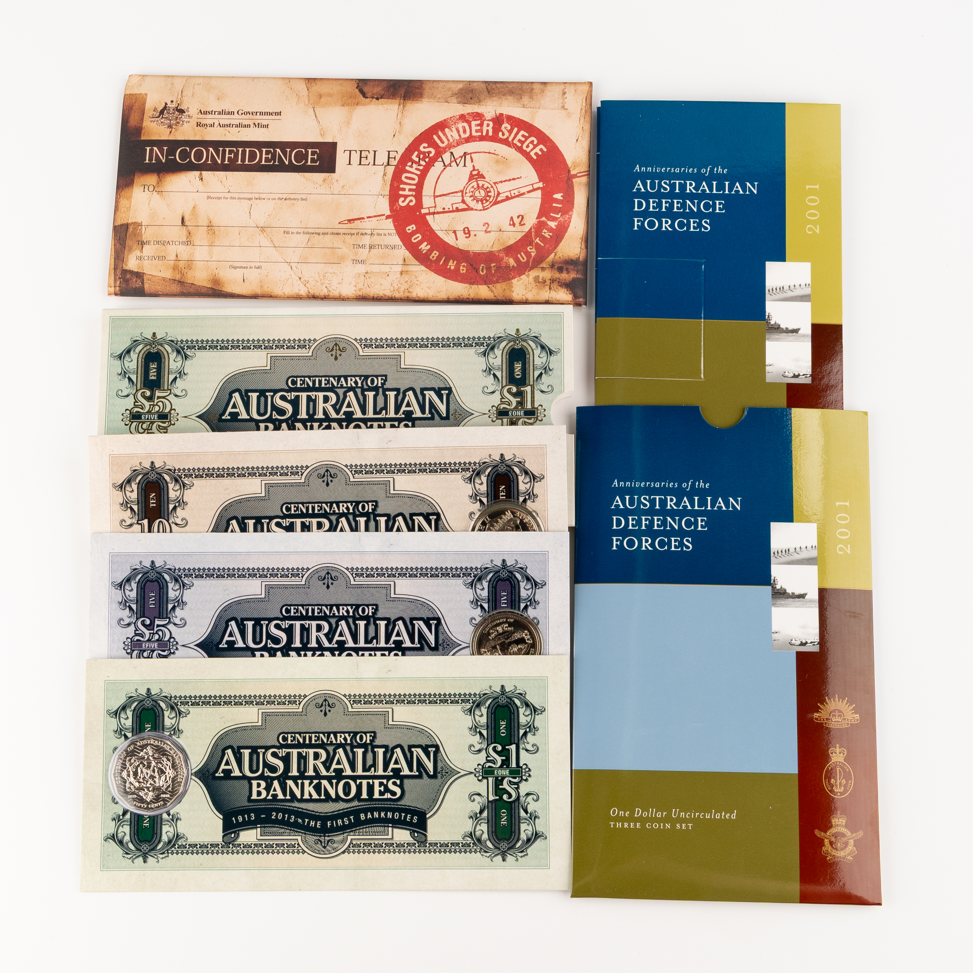 Elizabeth II, RAM - Miscellaneous, Twenty Cents - One Dollar, 2001 - 2013, UNC