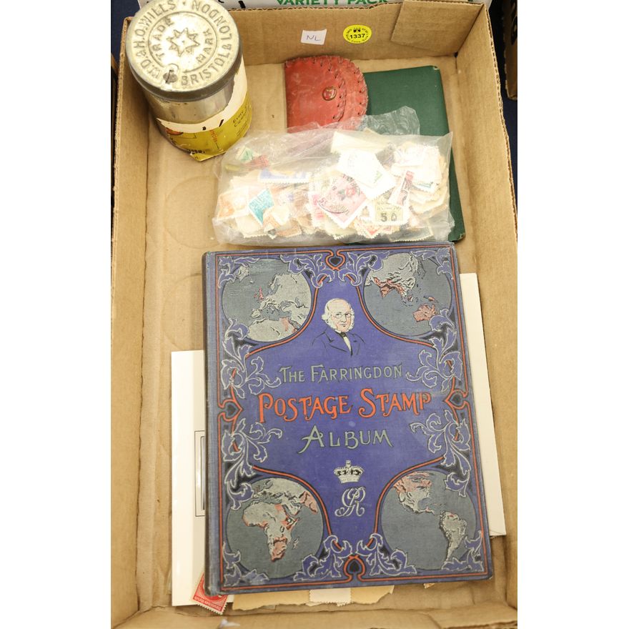 Box Antique Stamp Album etc.