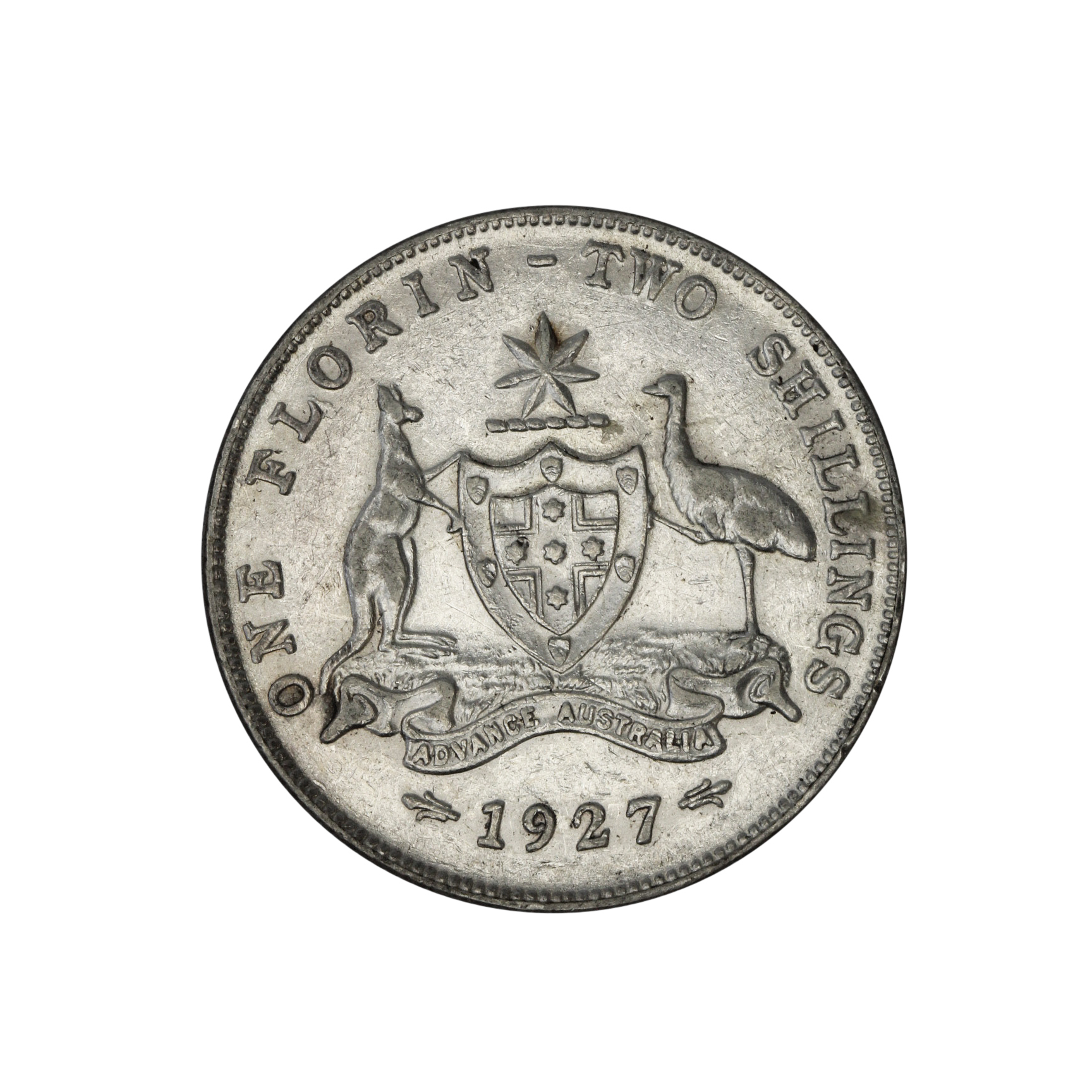 George V, Florin, 1927, EF
