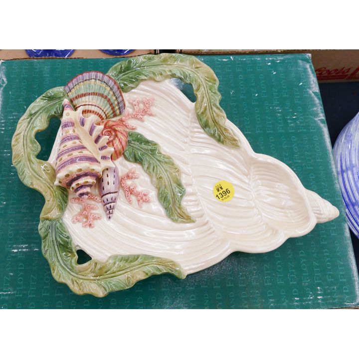 Fitz & Floyd Shell Tray with Box- 11''