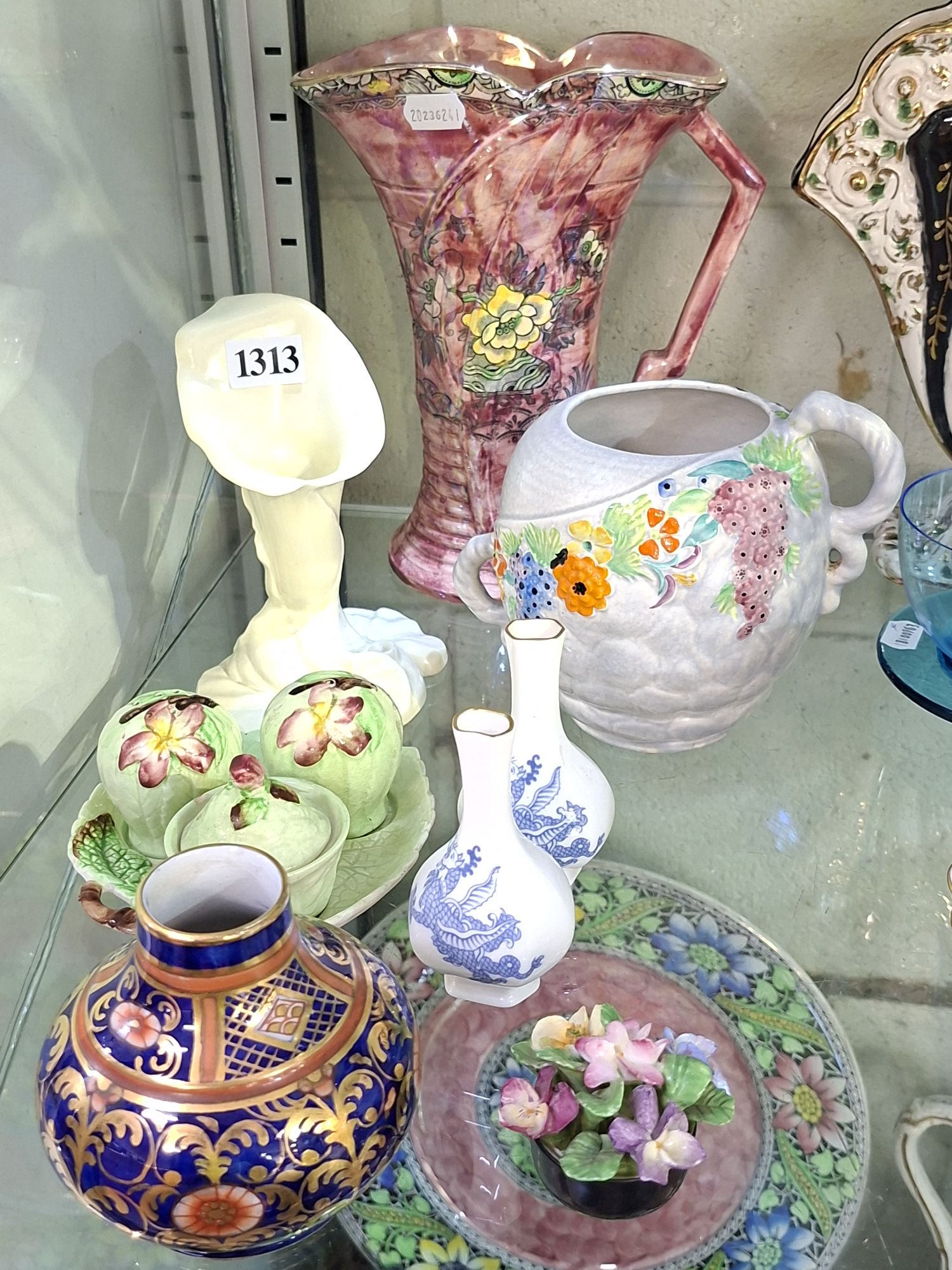 1313 · GROUP OF ENGLISH CERAMICS