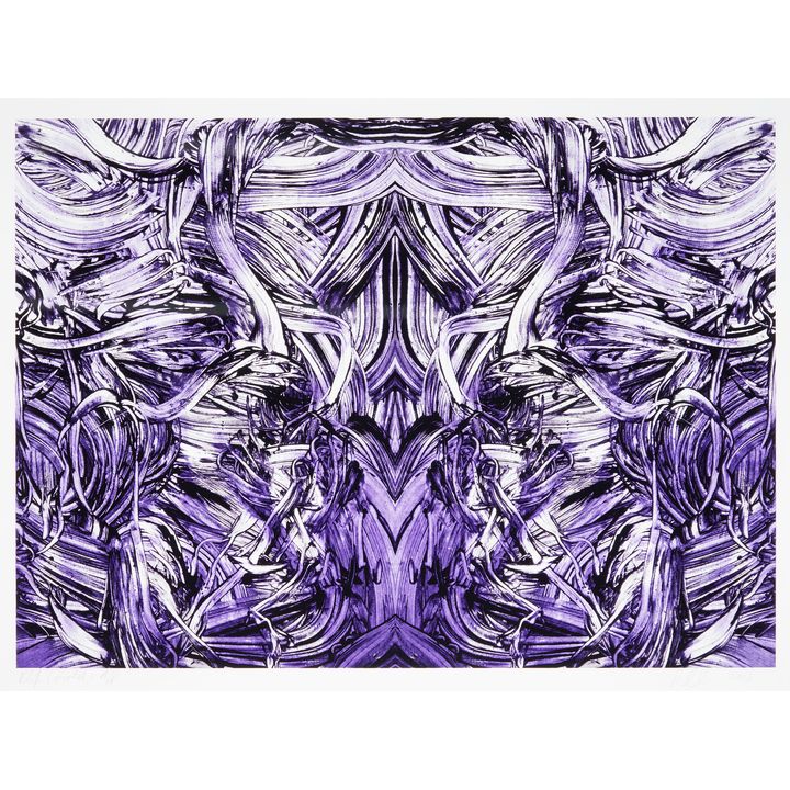 Judy Millar 'Flip (Violet)'