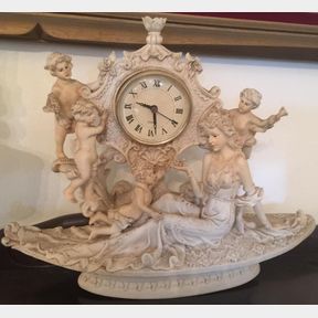 Vintage clock with beautiful details - 50637/277
