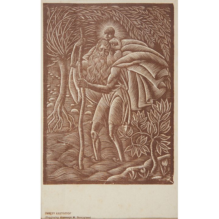 Władysław Skoczylas | Święty Krzysztof, 1915 r.