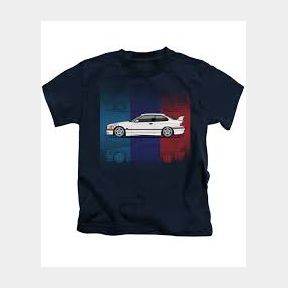 Bmw M3 Premium Quality T shirt Navy T shirt and White Print with Mug Black / White M Unisex |