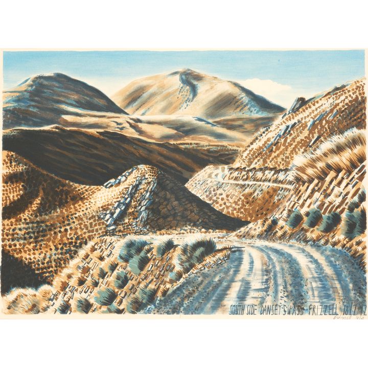 Dick Frizzell 'South Side Dansey's Pass'