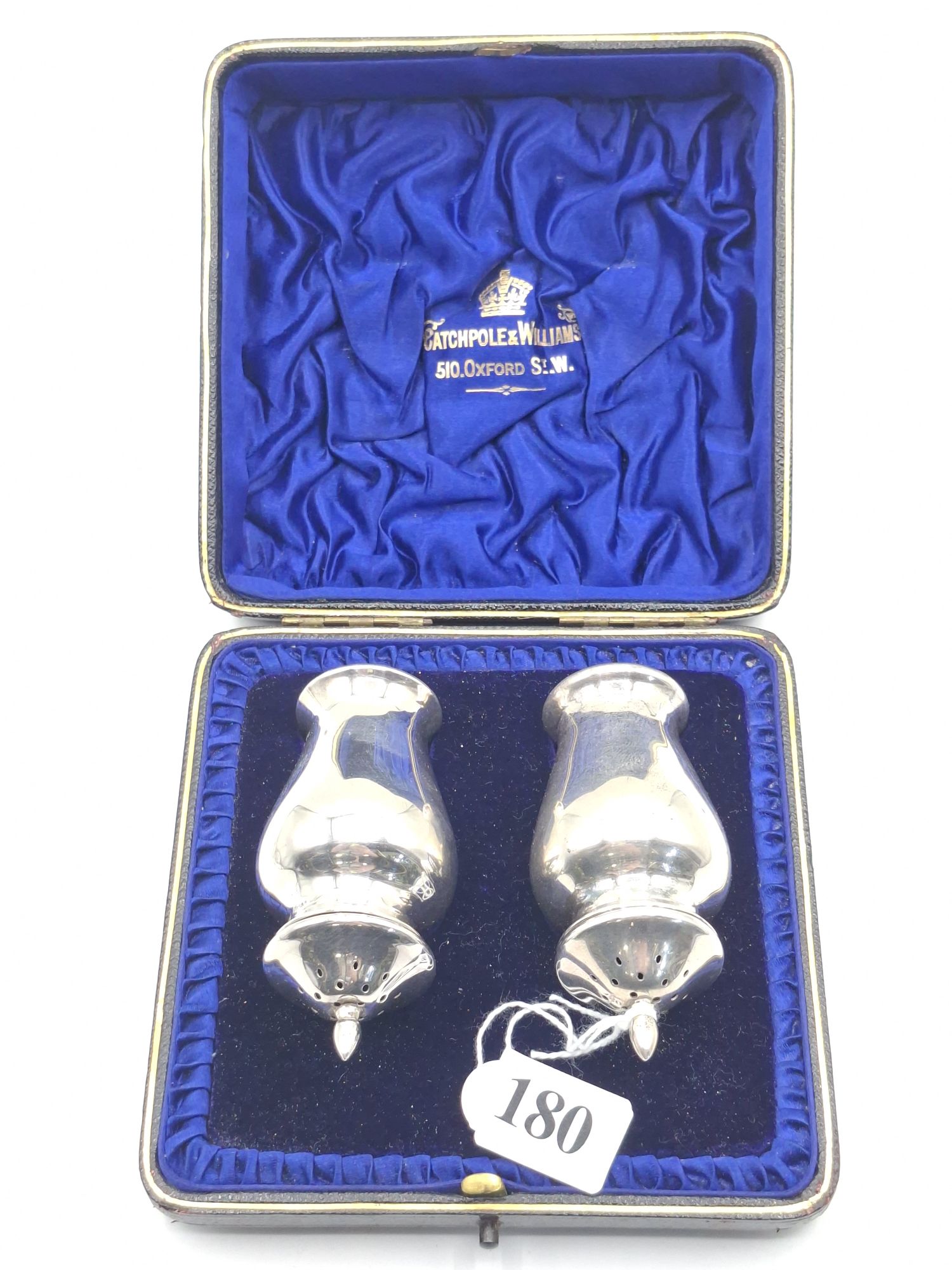Edwardian Sterling Silver Condiment Set