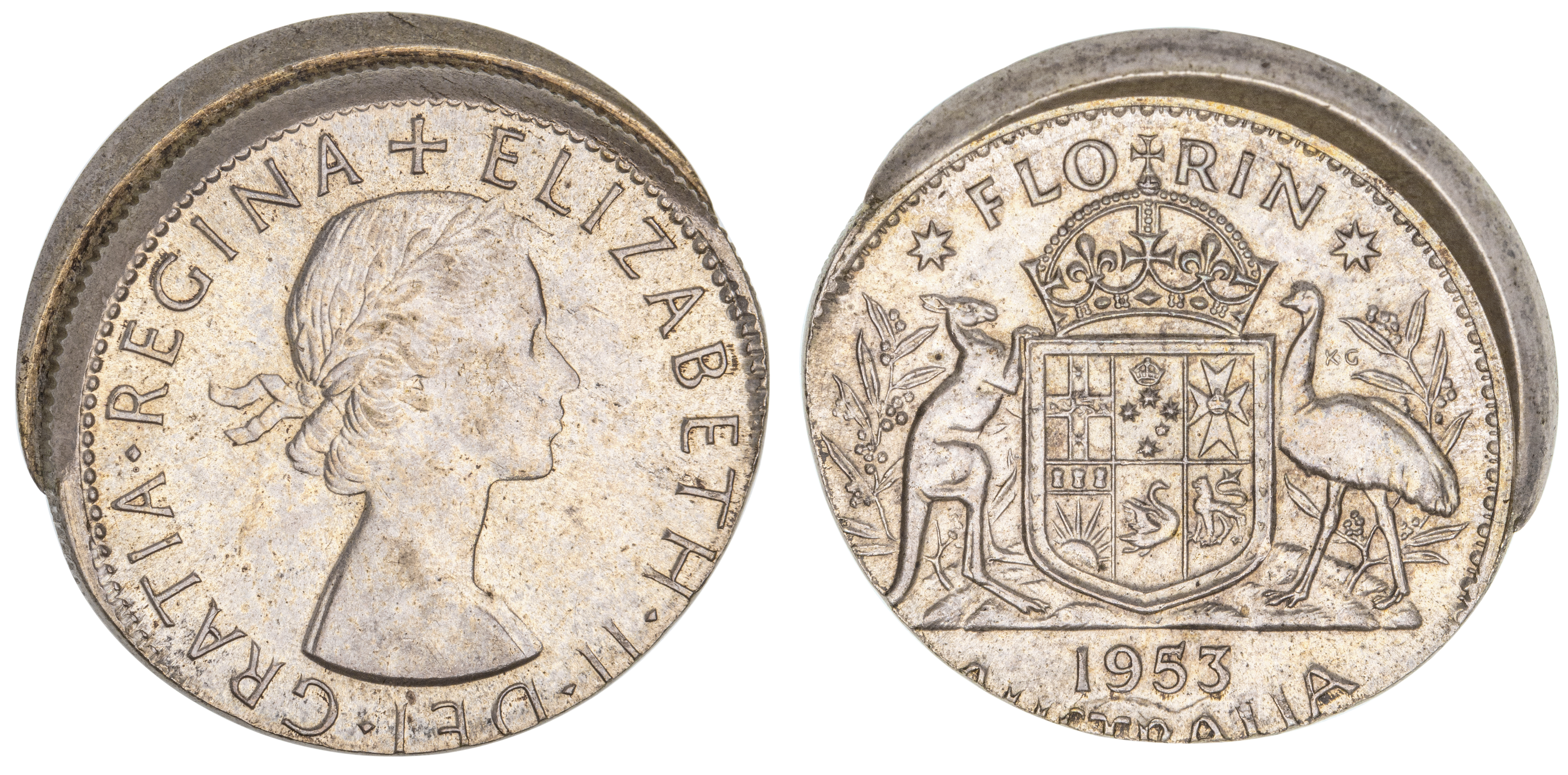 Elizabeth II, Florin, 1953, UNC