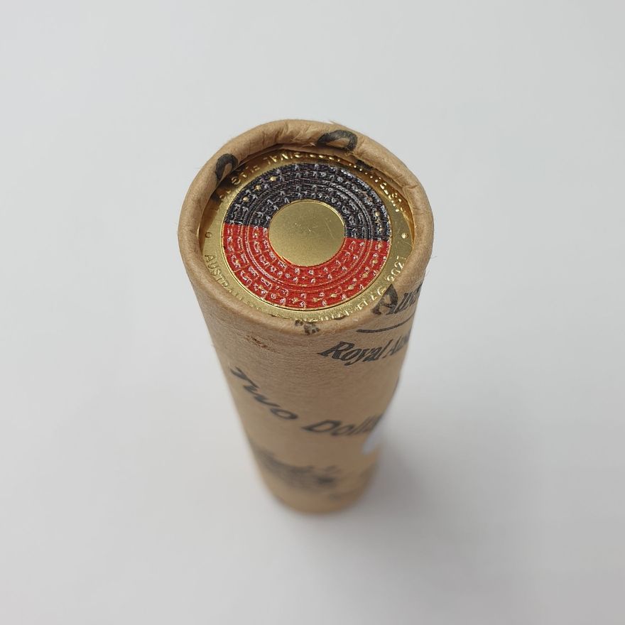 Aboriginal Flag $2 Coin RAM Roll