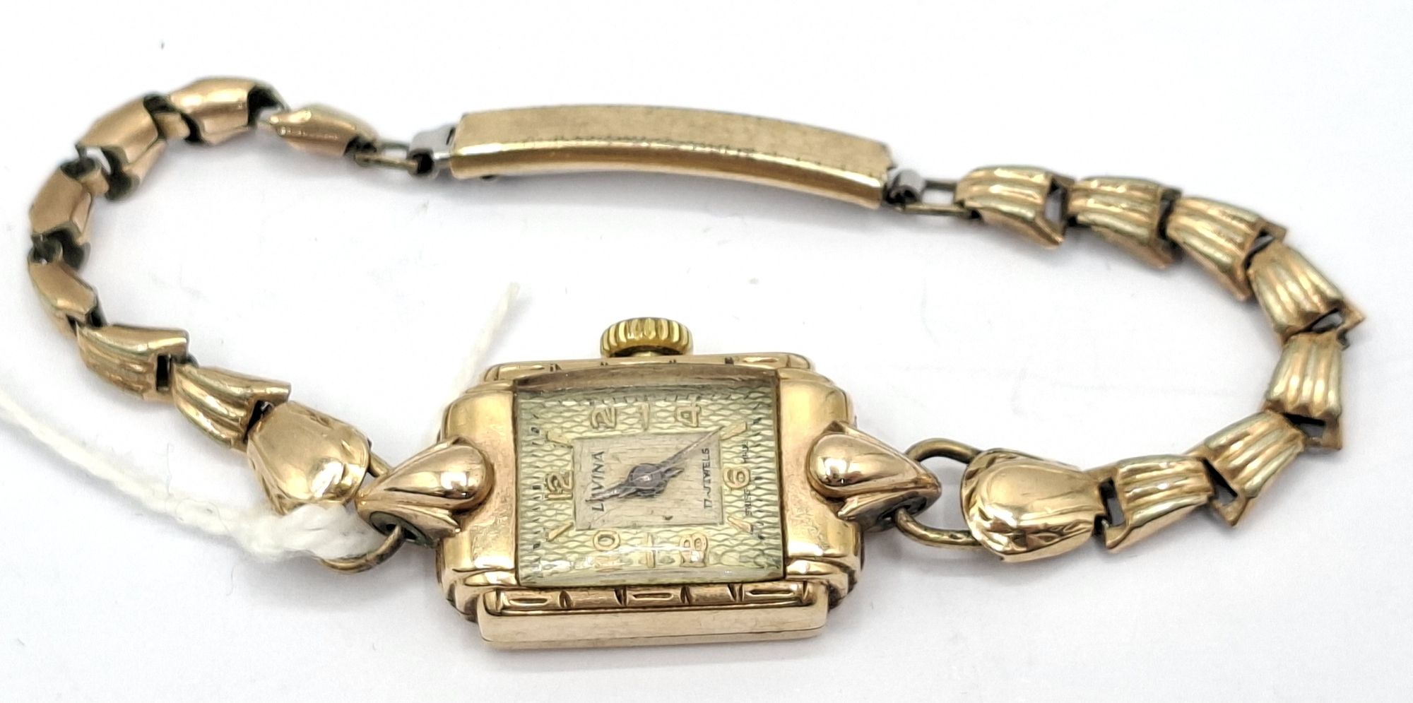 9ct Gold Cased Lavina Wrist Watch