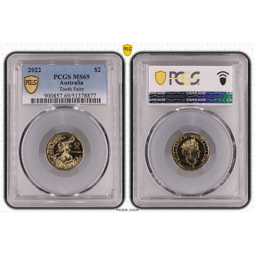 Tooth Fairy, Two Dollar, 2022, PCGS MS69