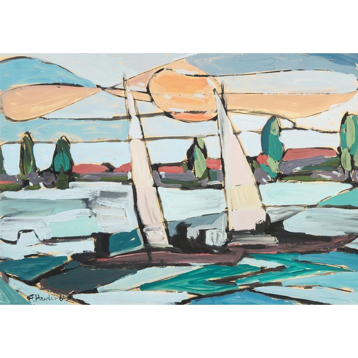 Fryderyk Antoni Hayder | Łódki, 1969