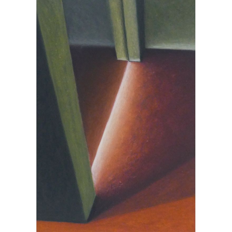 Susan Bennerstrom ''Slit of Light'' 2001 Oil Crayon