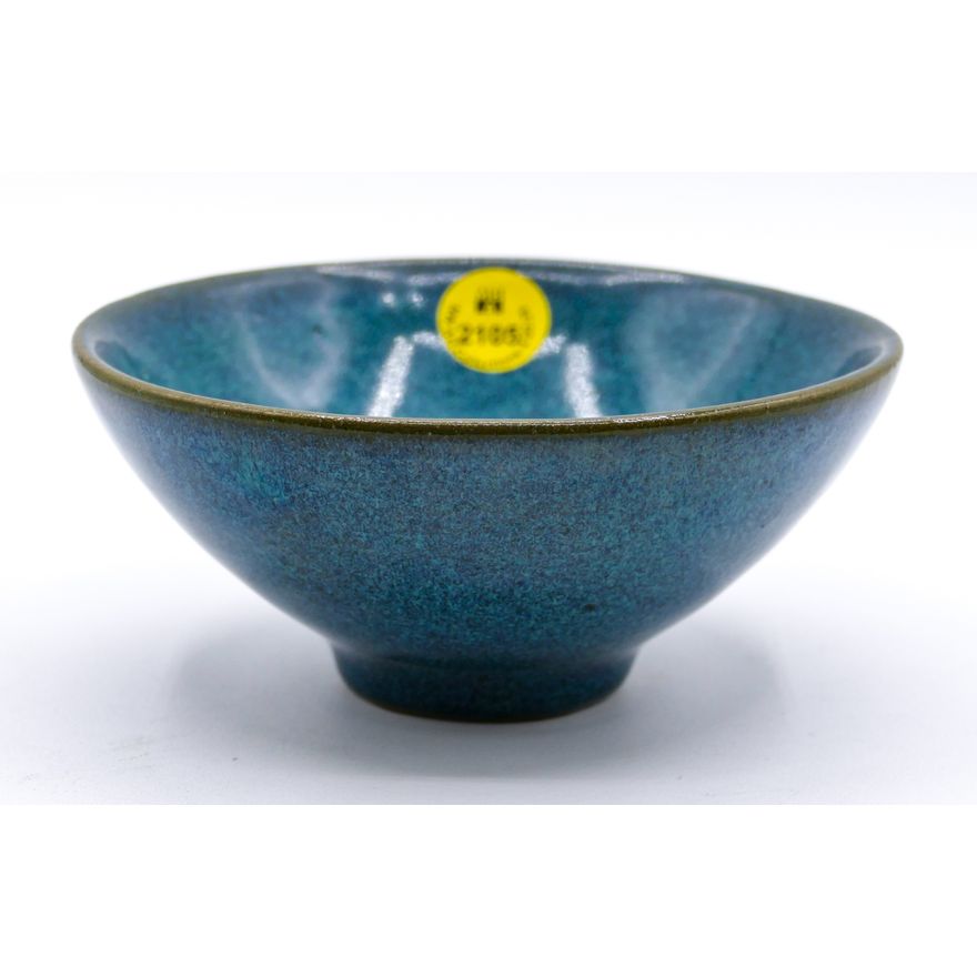 Louis Mideke Small Blue Pottery Bowl 2.25''