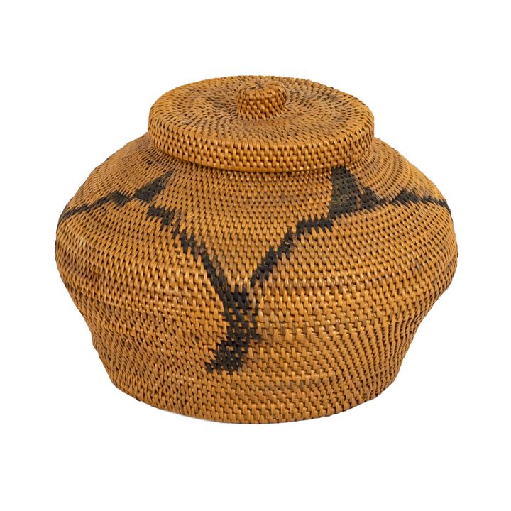 Maidu , Basket with Lid