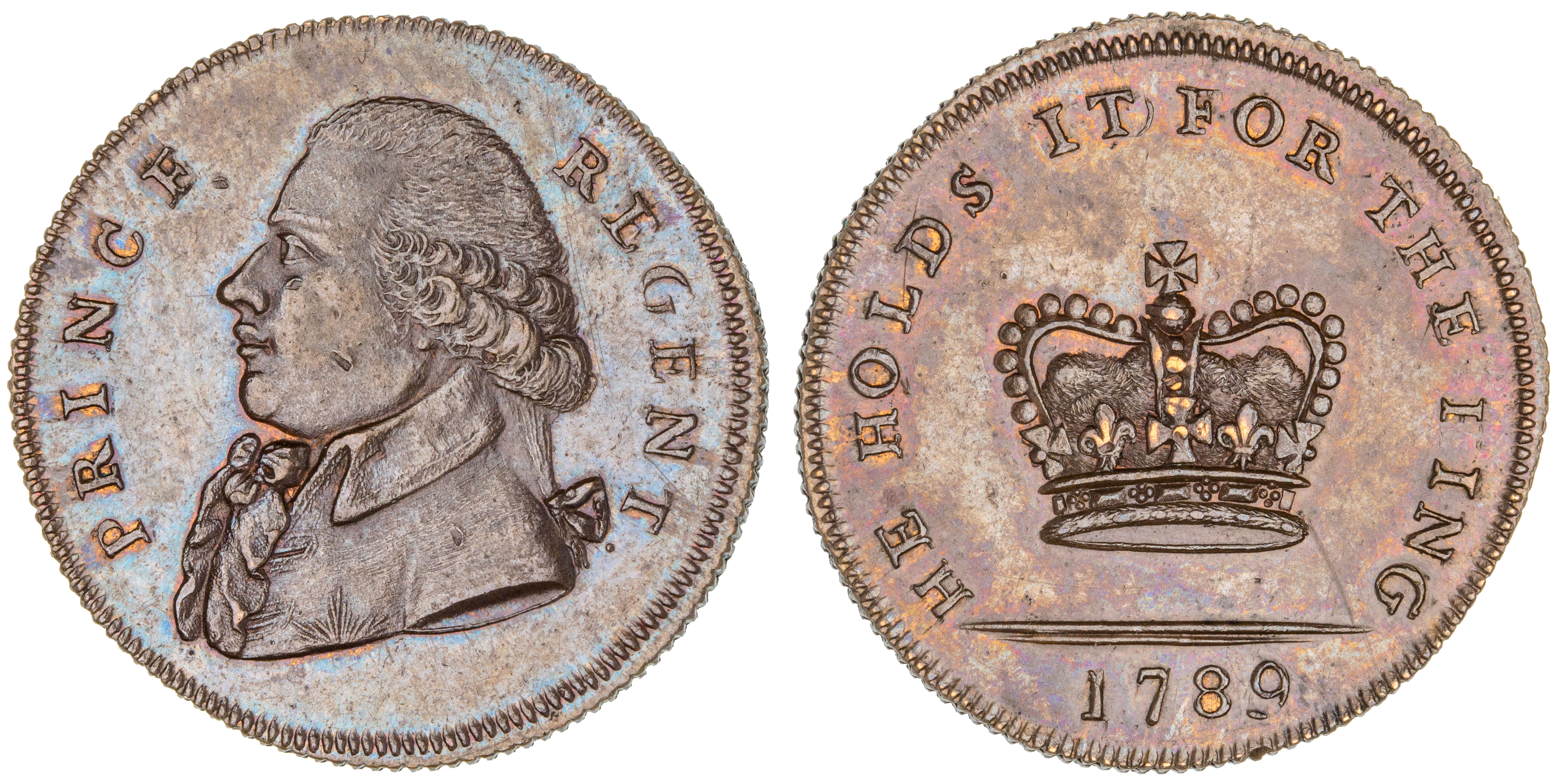 Great Britain, Halfpenny, 1789, aUNC