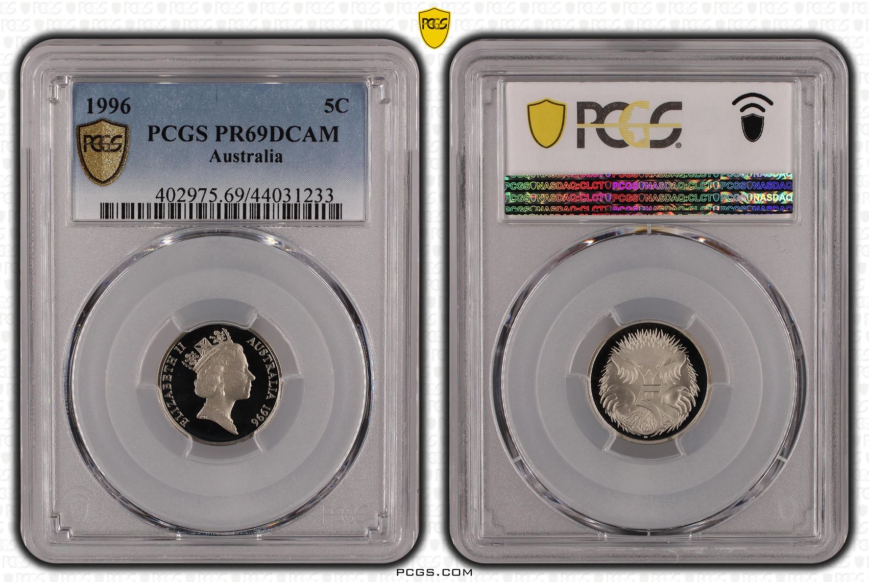 Five Cent, 1996, PCGS PR69DCAM
