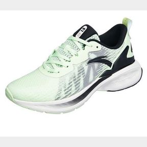 ANTA MEN'S RUN FAR FLASHEDGE RUNNING SHOES - LIGHT GREEN/BLACK UK9 - 52055/9551