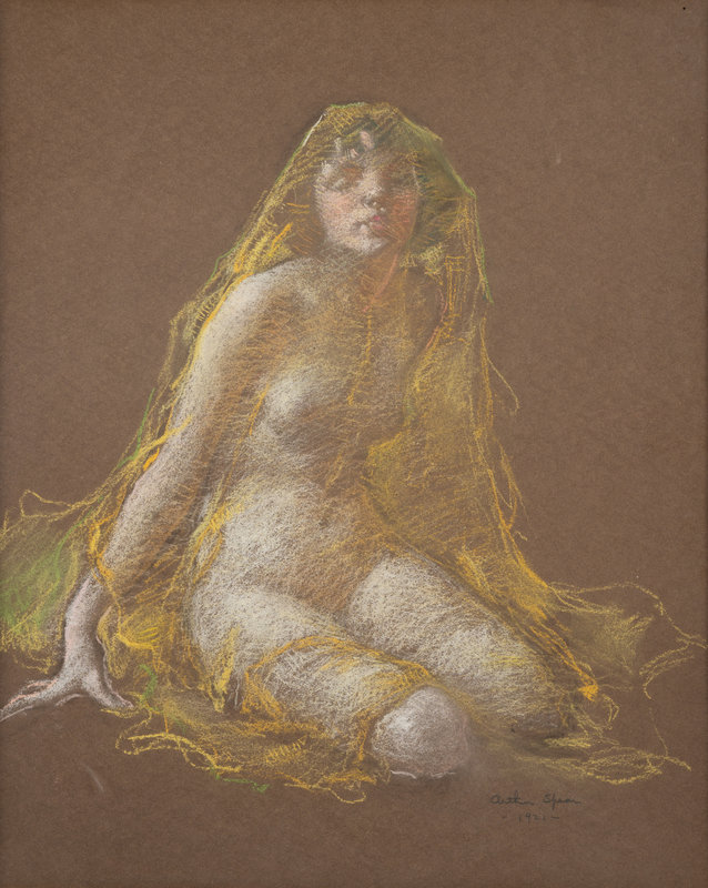 Arthur P. Spear
(American, 1879-1959)
Study for the "Yellow Veil", 1921