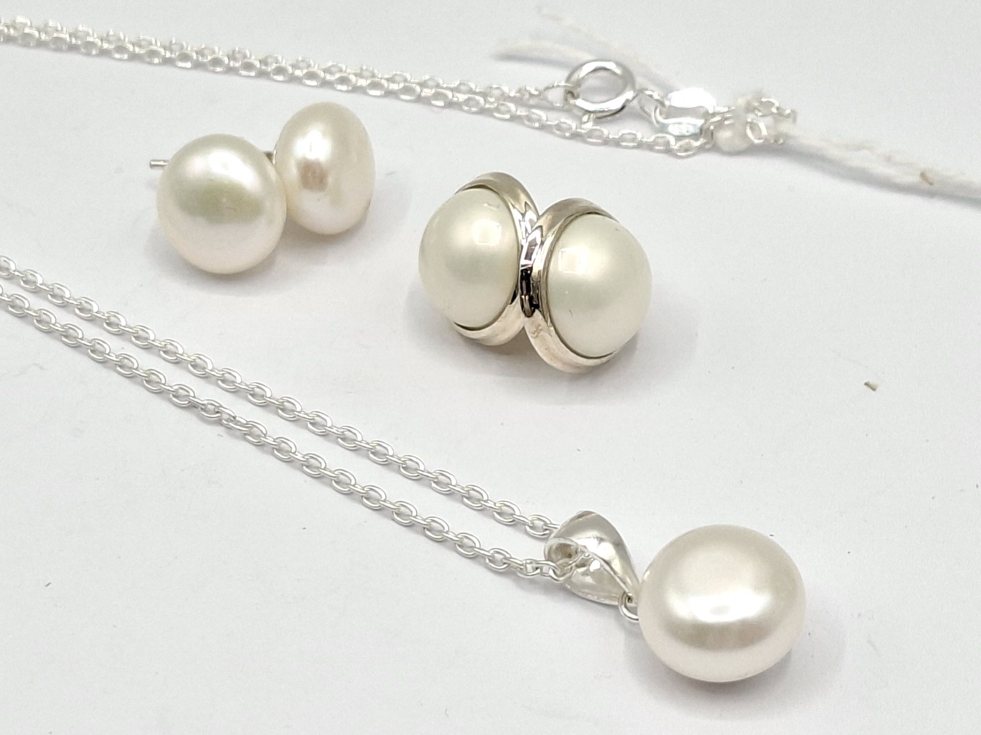 1171 · STERLING SILVER PEARL JEWELERY