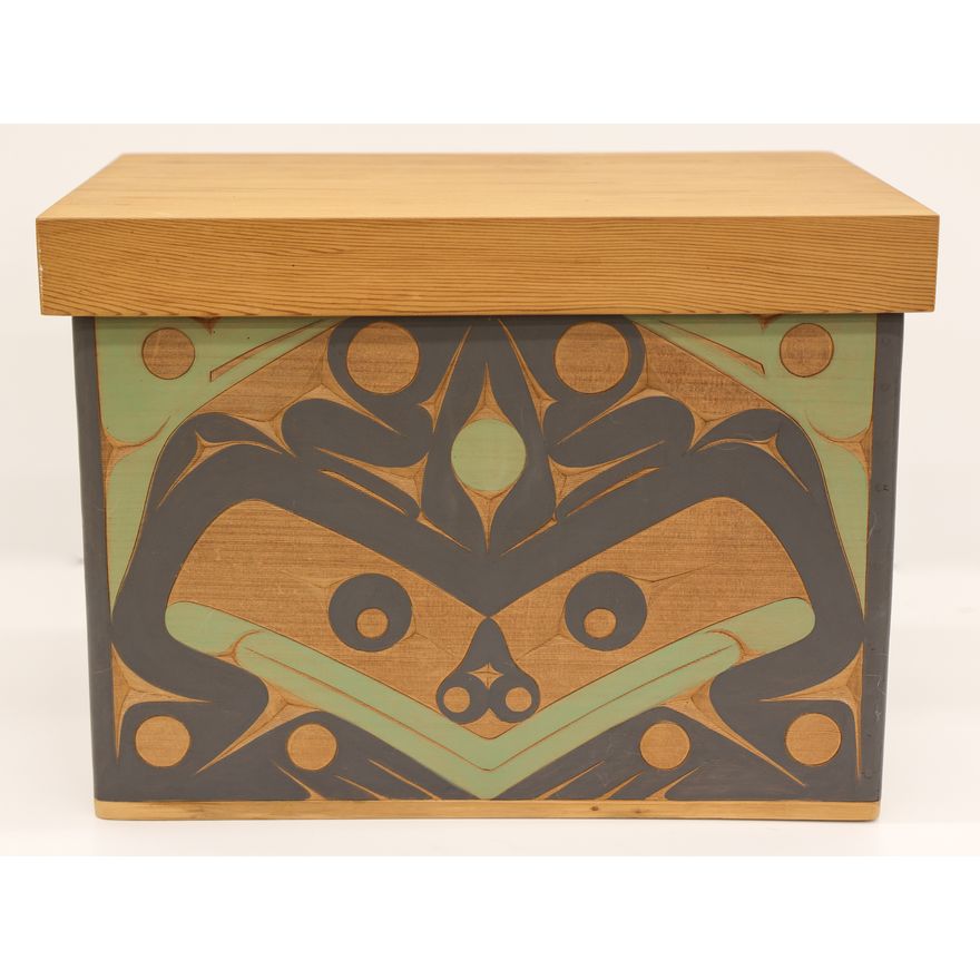 Andy Wilbur Peterson ''Blue Jay Bear Storage Box''