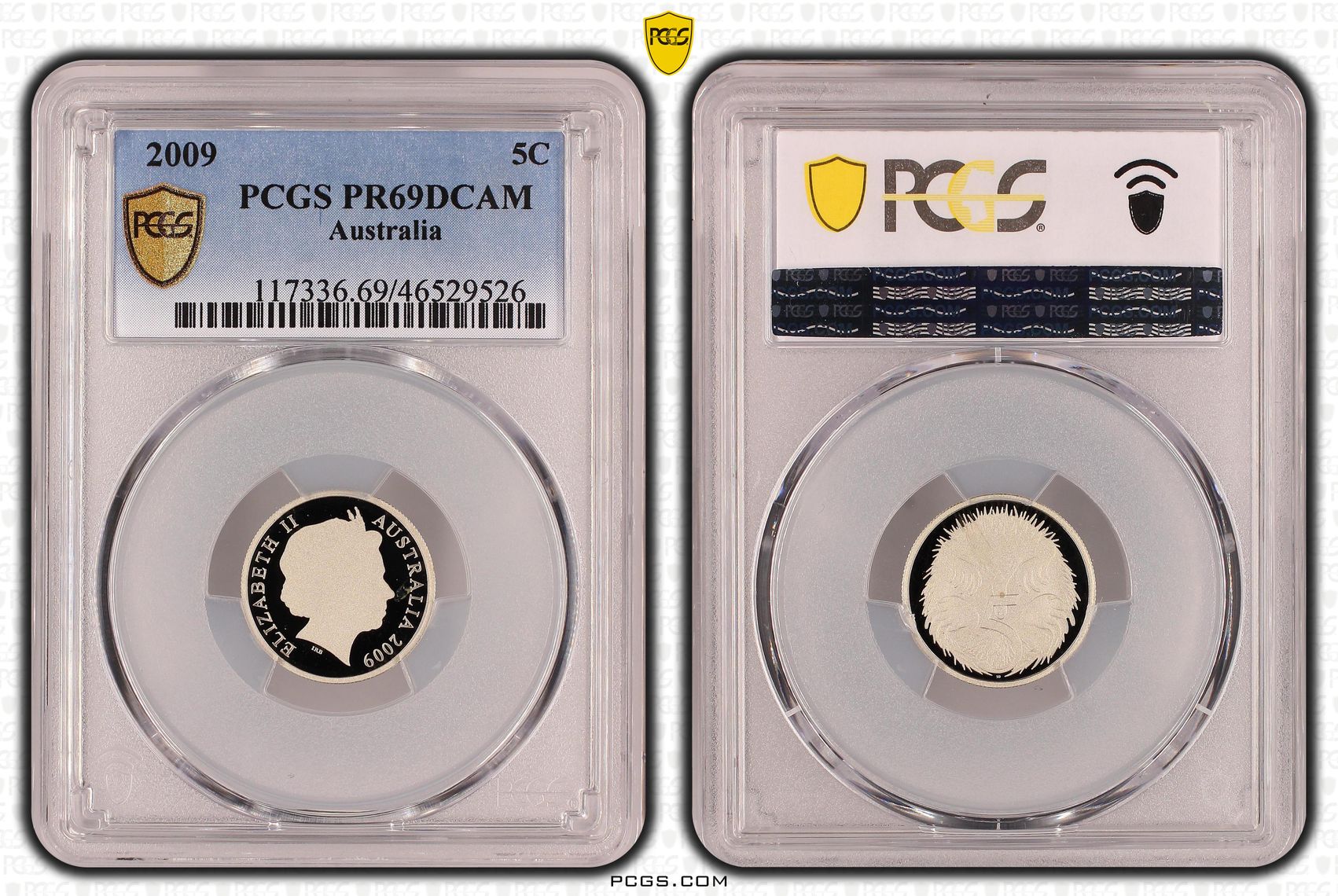 Five Cent, 2009, PCGS PR69DCAM