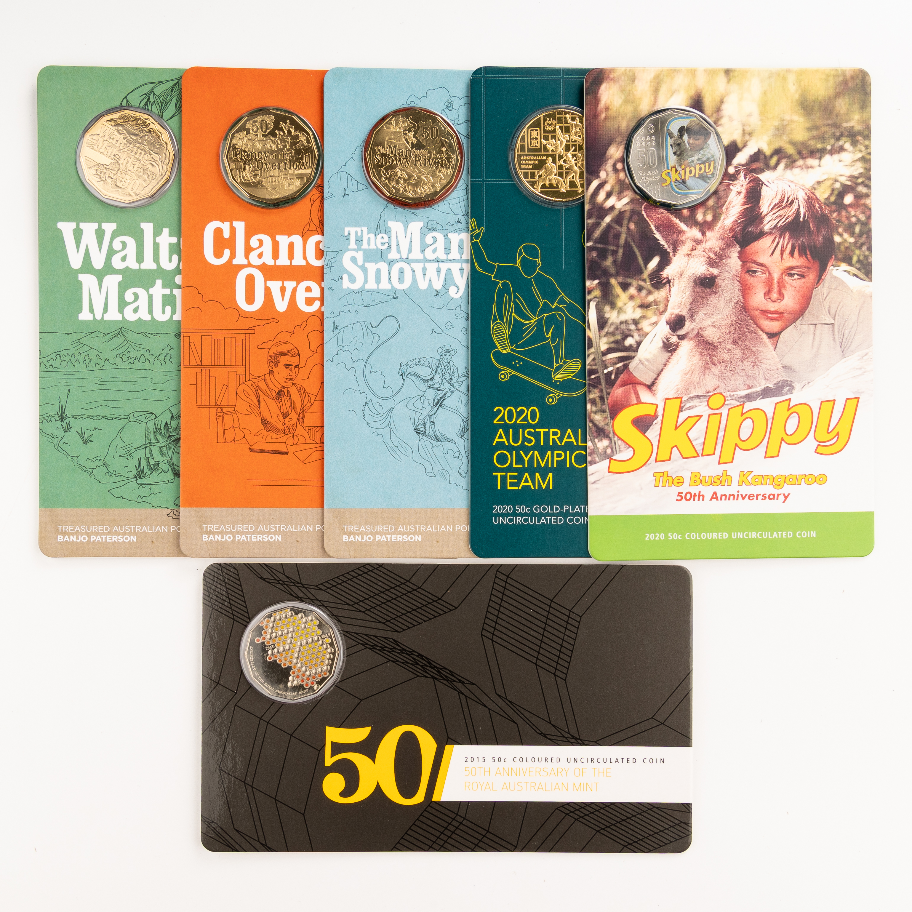 98 · RAM - Miscellaneous, Fifty Cents, 2015 - 2020,  UNC