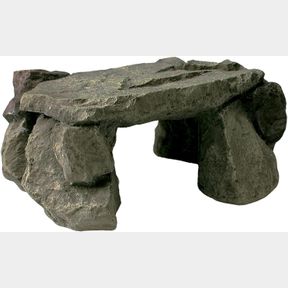M ZILLA PET REPTILE TERRARIUM SHALE ROCK DEN DECOR GREY MEDIUM