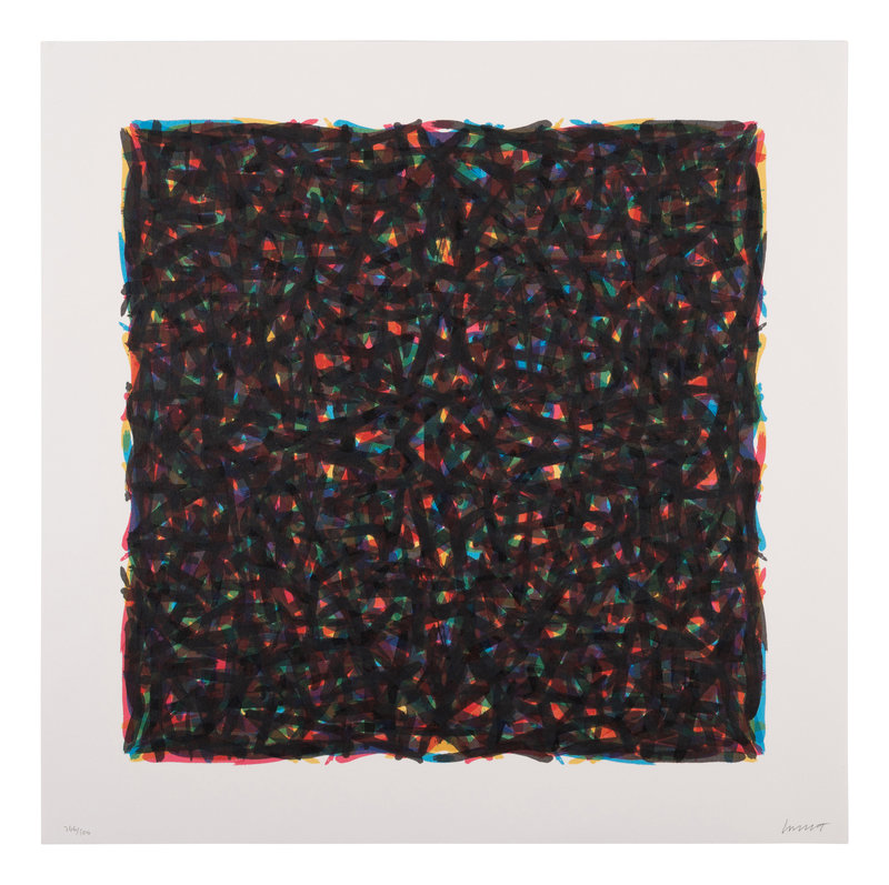 Sol LeWitt
(American, 1928-2007)
Brushstrokes in All Directions, 1994