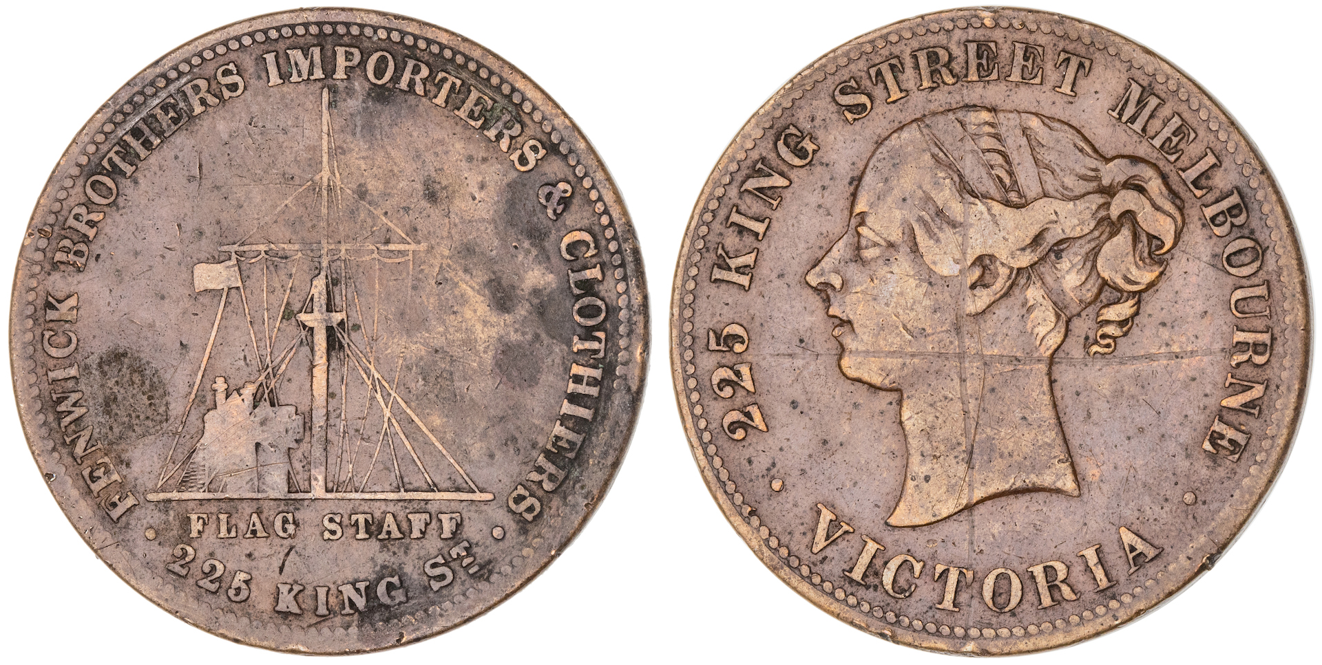 Melbourne, Victoria, Fenwick Brothers, Penny, Fine