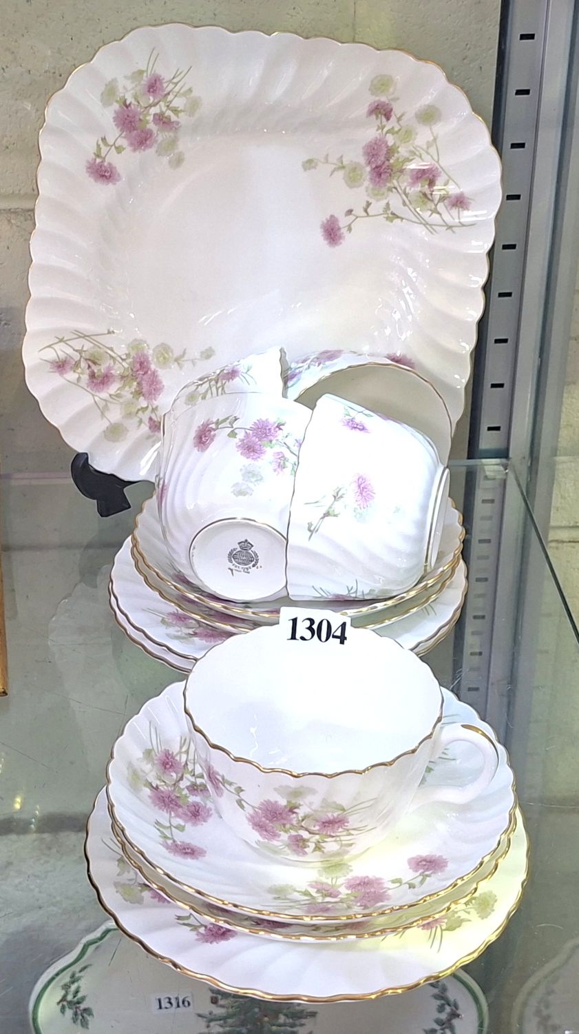 1304 · EARLY MINTONS PART TEA SERVICE