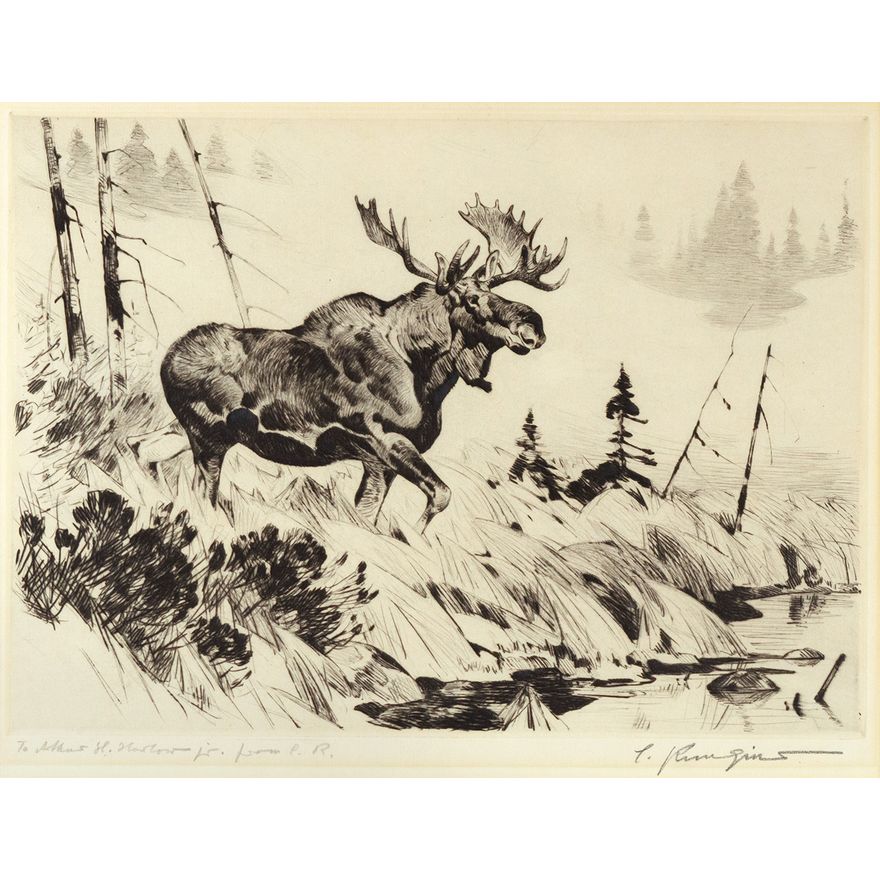 Carl Rungius (1869-1959), Coming to the Call