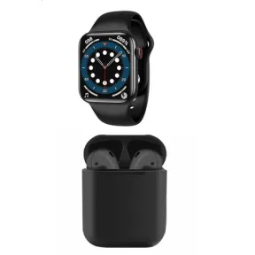 T55 PRO MAX Smart Watch with Health Functions Plus Earphones Black |
