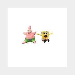 Fondant figurine SpongeBob and Patrick Edible -- bar -9902095718871- 51736/2888 SN B2 (S5)