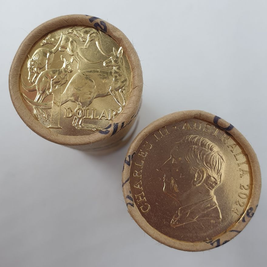 KCIII Effigy $1 Coin RAM Rolls (x2)