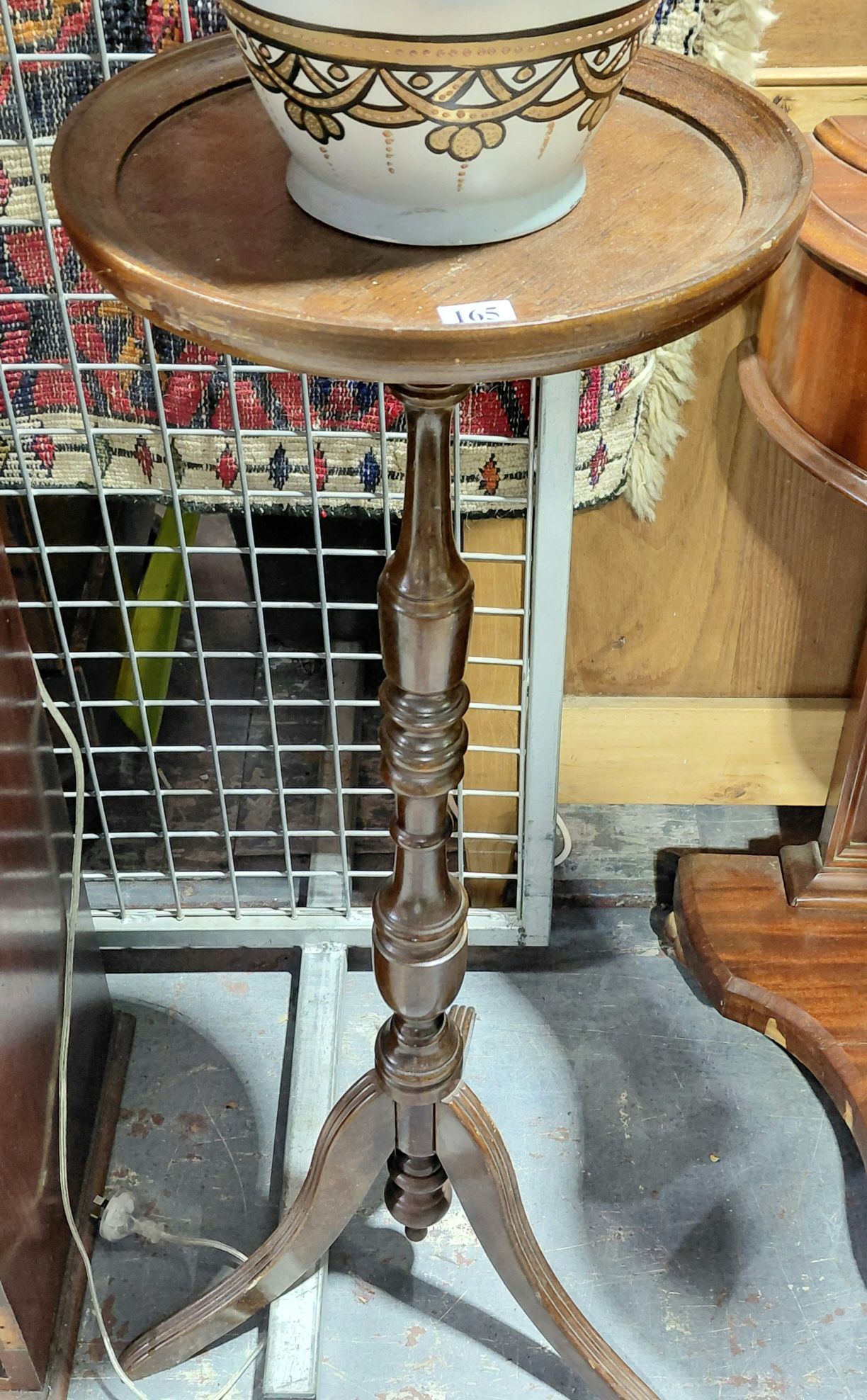165 · WOODEN PEDESTAL