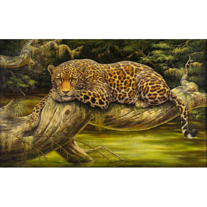 Kim Brooks (1936- ), Leopard, 1980